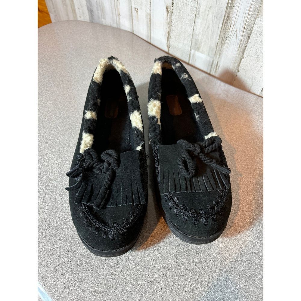 Womens Muk Luks Size 9.5 Flats Suede‎ Upper Moccasins